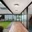 Fabas Luce LED Utomhustaklampa Owen 23 cm IP65 Takplafond