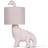 ValueLights Dinosaur Pink Shade LED Table Lamp