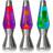 Mathmos Astro Silber Violett Rot Lavalampe