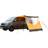 OLPRO Scenic Shade Campervan Canopy with PVC Window Orange