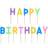 Henbrandt Bokstavsljus Happy Birthday Flerfärgad