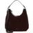 Coccinelle Rebekka Suede Hobo Bag - Mørkebrun