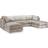 Furnishings For Less UK Bishop U-Shape Truffle Sofa 330cm 5 Seater