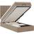 vidaXL Ottoman Cappuccino Sengeramme 90x203cm