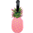 Shein 1pc Pink Pineapple Luggage Tag To Prevent Loss, Hanging Tag For Suitcase Check-In, Airport Boarding Pass, Travel Accessories For Men And Women. Travel Essentials For Travel Backpack Travel Bag Luggage Suitcase Travel Gear Back To School Bag For School School Accessories School Stuff