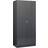 vidaXL Engineered Wood High Gloss Grey Wardrobe 90x200cm