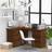vidaXL Engineered Wood Writing Desk 100x145cm