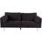 Venture Design Boom Black Soffa 203cm 3-sits