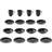 aida Groovy Black Spisestel 16stk