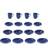 aida Groovy Blue Spisestel 16stk