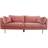 Venture Design Boom Pink Sofa 203cm 3 personers