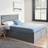 Home Treats Double Grey Wooden Ottoman Bed with Mattress Frame Bed 148x204cm