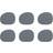 aida Raw Silicone Grey Glasbrik 6stk
