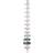Källemo Pilaster White Stain Bokhylla 205cm