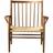 FDB Møbler J82 Smoked Oak Oiled-Nature Armchair 84.5cm
