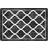 vidaXL Washable White, Black 120x180cm