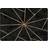 vidaXL Washable Black, Gold 120x180cm