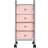 vidaXL 320400 Pink Trolley Table 32x36.5cm