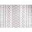 vidaXL Washable White, Black 120x180cm