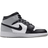 Nike Air Jordan 1 Mid GS - White/Light Smoke Grey/Black