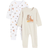 H&M Patterned Cotton Pajamas 2-pack - Beige/Giraffe (1099843012)