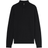 Reiss Blackhall Merino Wool Half Zip Jumper - Black