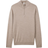 Reiss Blackhall Merino Wool Half Zip Jumper - Wheat Melange