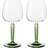 Kähler Hammershøi Green White Wine Glass 35cl 2pcs