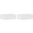 vidaXL 800319 High Gloss White Sängbord 30x40cm 2st