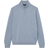 Reiss Blackhall Merino Wool Half Zip Jumper - Soft Blue Melange