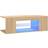 vidaXL Cabinet Led Light Sonoma Oak TV-bord 90x30cm