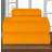 Elegant Comfort Luxury Soft Bed Sheet Orange (259.1x228.6cm)