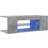 vidaXL Cabinet Led Light Concrete Grey TV-bord 90x30cm