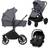 Lionelo Mika Plus Grey Stone (Duo) (Travel system)