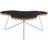 Swedese Flower 45 Black/Oak/Chrome Soffbord 84x90cm