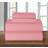 Elegant Comfort Luxury Soft Bed Sheet Pink (259.1x228.6cm)