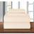 Elegant Comfort Luxury Soft Bed Sheet Beige (259.1x228.6cm)