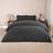 Brentfords Teddy Fleece Duvet Cover Black (230x220cm)