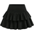 Shein Teen Girls Layered Ruffle Hem Cake Tutu Shorts Skirt - Black