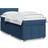 vidaXL 3289250 Blue Kontinentalseng 90x200cm