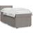 vidaXL 3289248 Taupe Kontinentalseng 90x200cm