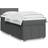 vidaXL 3289245 Dark Gray Kontinentalseng 90x200cm