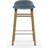 Normann Copenhagen Form Blue/Oak Bar Stool 77cm