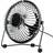 Status 4" USB Mini Fan Black