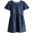 H&M Denim Look Jersey Dress - Dark Denim Blue (1246357003)