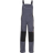 Planam Canvas 320 Dungarees - Grey/Black