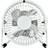 Status 4" USB Mini Fan White
