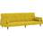 vidaXL 351862 Yellow Sofa 216cm 3 personers