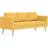 vidaXL Fabric Yellow Soffa 168cm 7st 3-sits