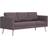 vidaXL Fabric Taupe Soffa 168cm 7st 3-sits